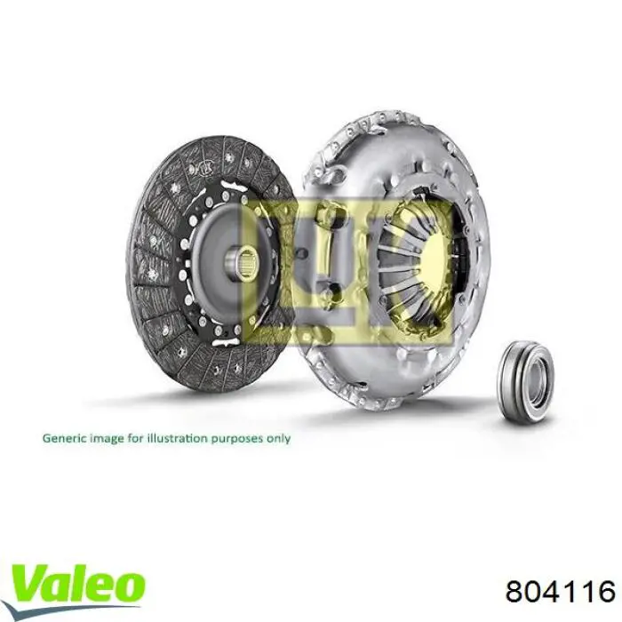 Вижимний підшипник VALEO 804116 ціна, від 21.14 USD