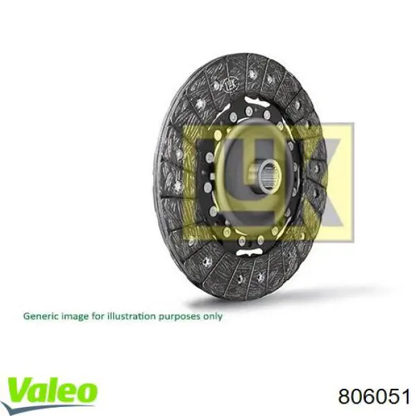 Купити 806051 VALEO Диск зчеплення