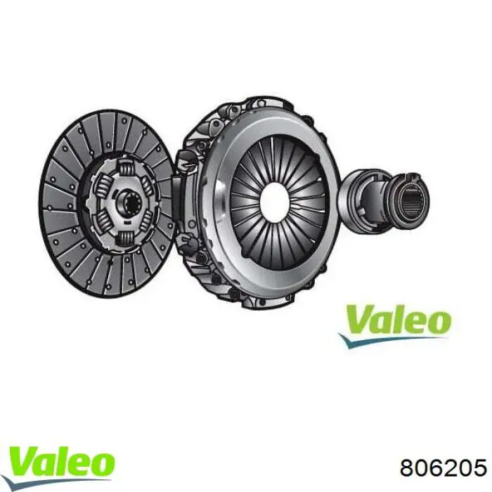 806205 VALEO Диск зчеплення