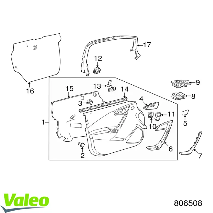 Купити 806508 VALEO Підшипник включення зчеплення