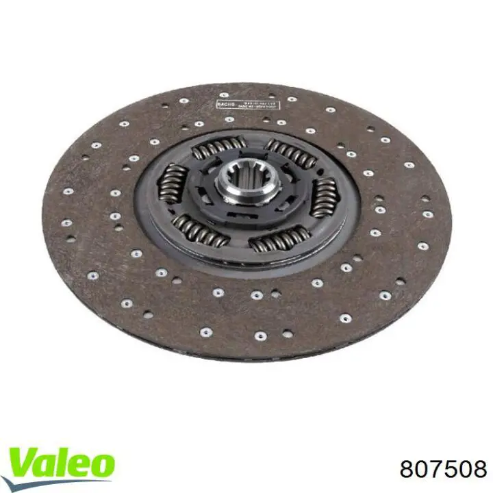 Диск зчеплення ведений VALEO 807508