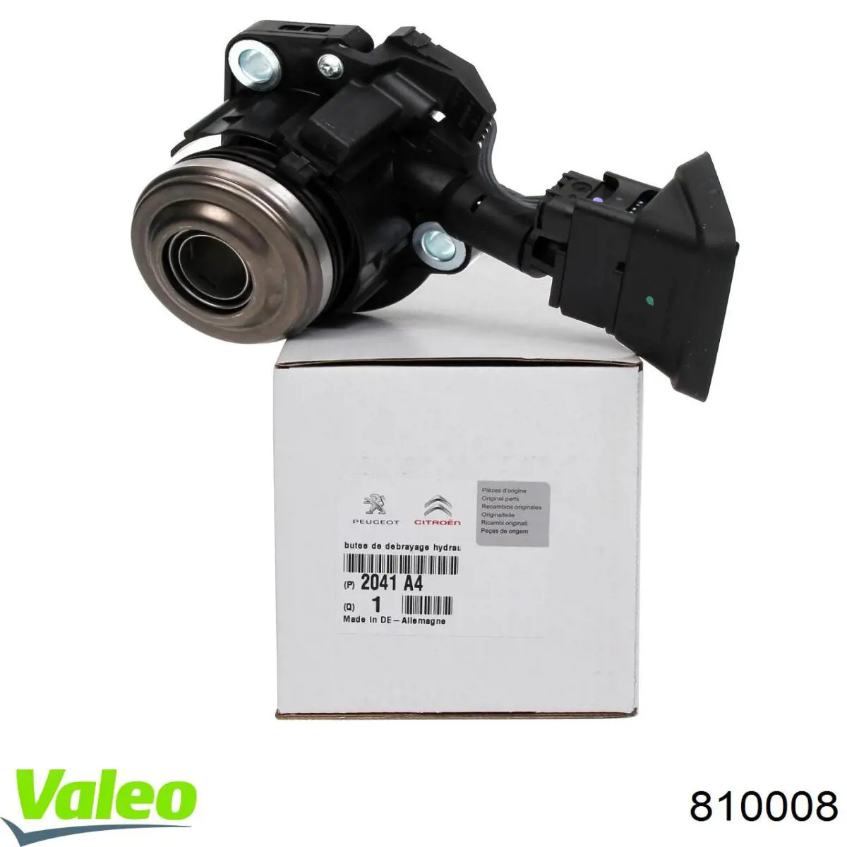 Робочий циліндр зчеплення в зборі з витискним підшипником 810008 VALEO