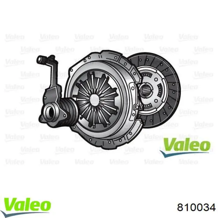 Купити 810034 VALEO Робочий циліндр зчеплення в зборі з витискним підшипником