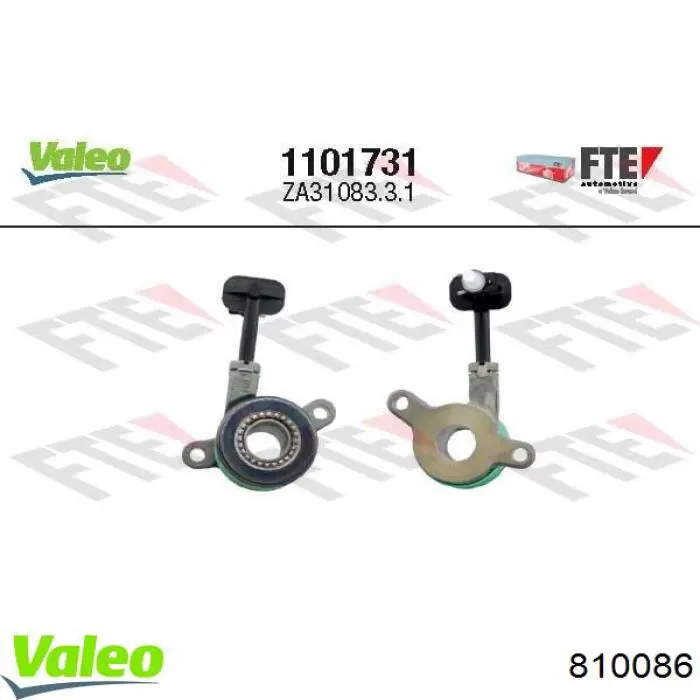 Робочий циліндр зчеплення в зборі з вижимним підшипником VALEO 810086
