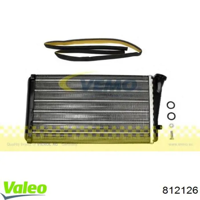 812126 VALEO Радіатор опалювача салону