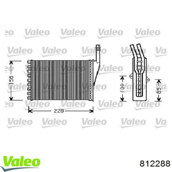 Радіатор пічки (обігрівача) Maxgear AC580537 ціна, від 28.49 USD