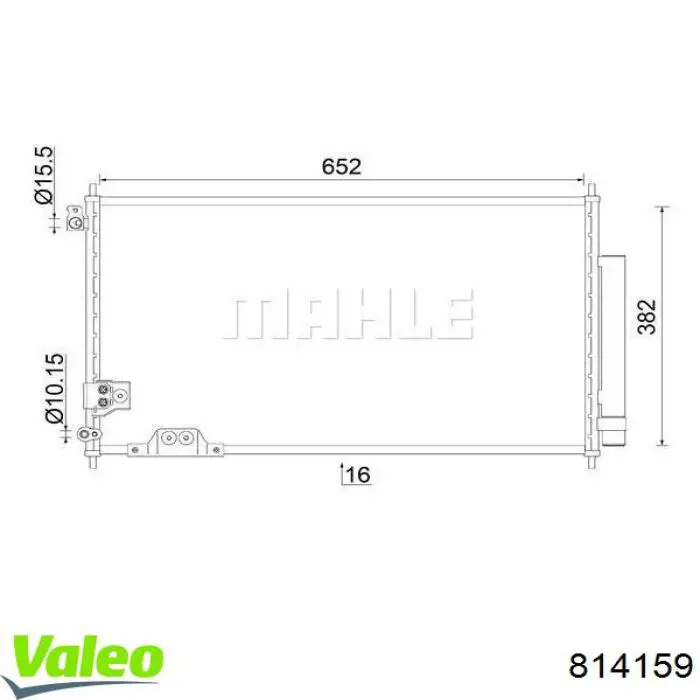 Купити AC830283 Maxgear Радіатор системи охолодження кондиціонера