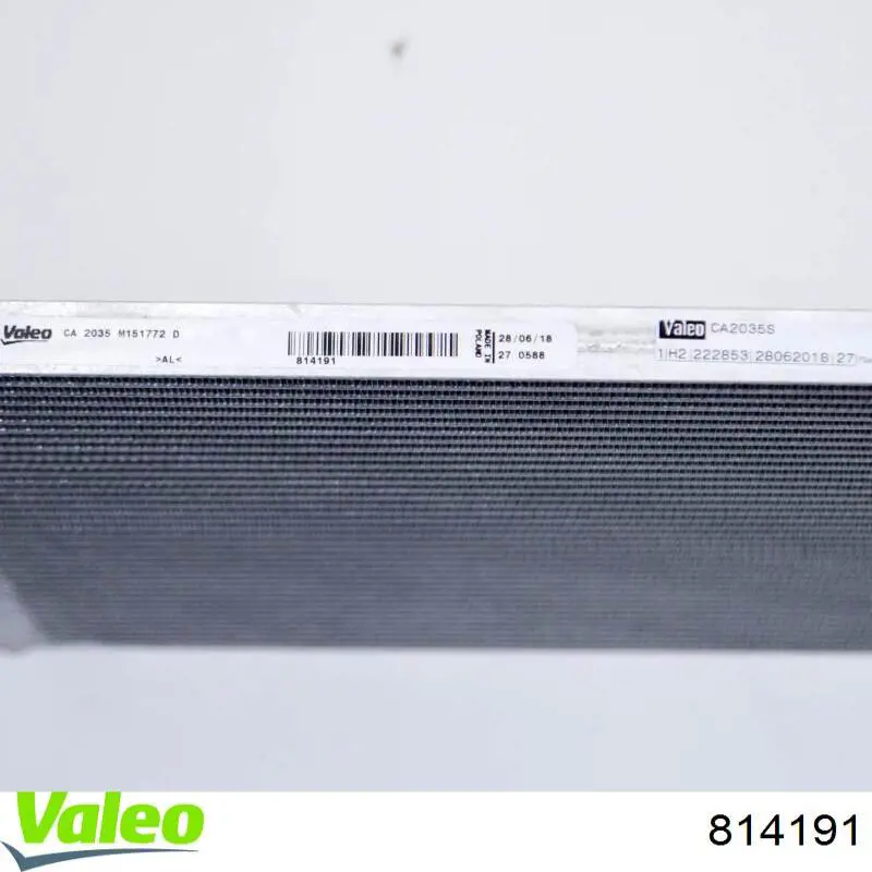 Конденсатор кондиціонера VALEO 814191 ціна, від 114.02 USD