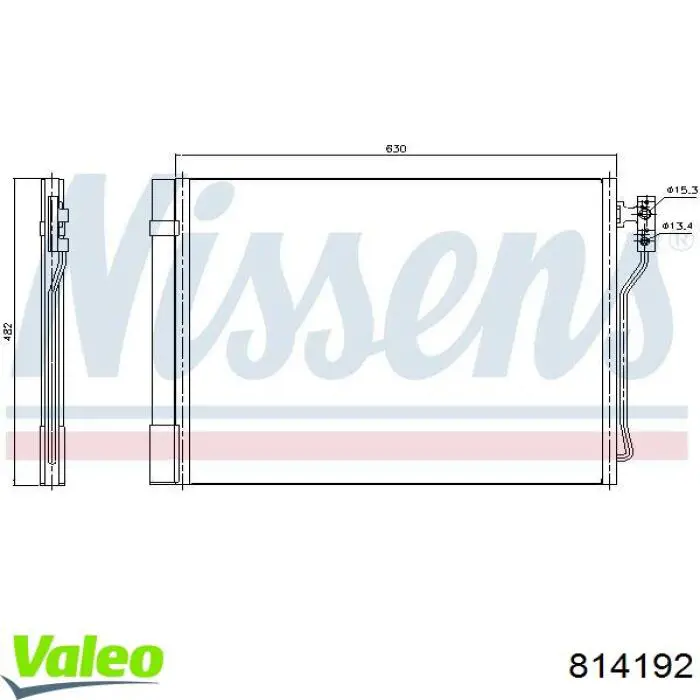 814192 VALEO Конденсатор