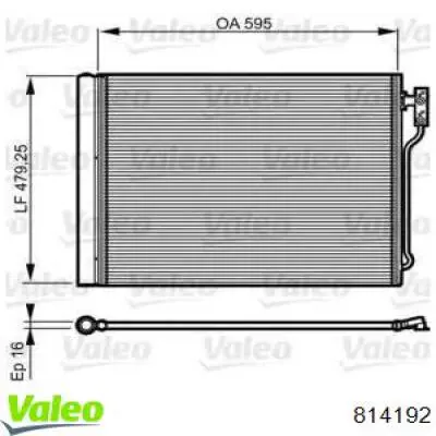 Конденсатор кондиціонера VALEO 814192 ціна, від 141.10 USD