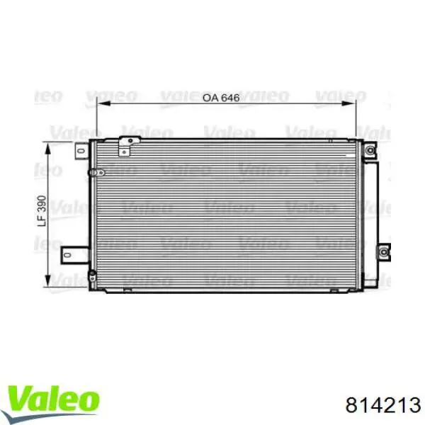 814213 VALEO Конденсатор