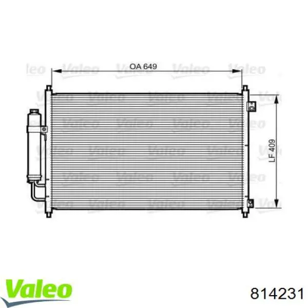 814231 VALEO Конденсатор
