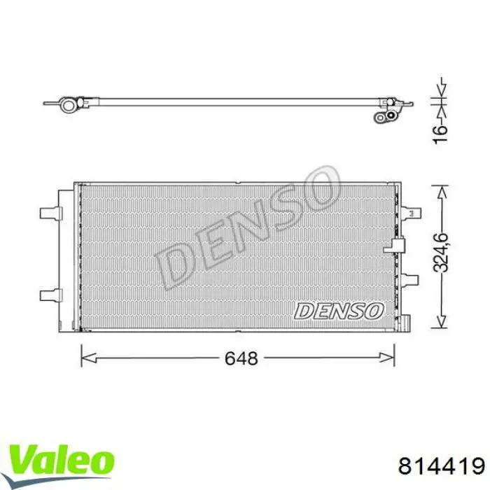 814419 VALEO Конденсатор