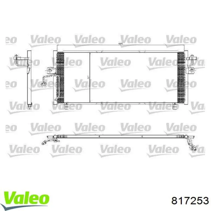 817253 VALEO Конденсатор