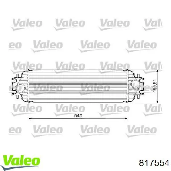 Система охолодження наддувочного повітря VALEO 817554 ціна, від 75.87 USD