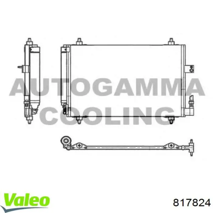 817824 VALEO Конденсатор