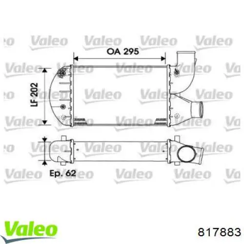 Система охолодження наддувочного повітря Fiat/Alfa/Lancia 46756242 ціна, від 224.72 USD