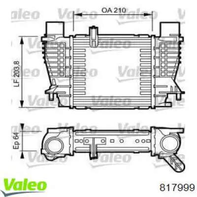 Інтеркулер 817999 VALEO