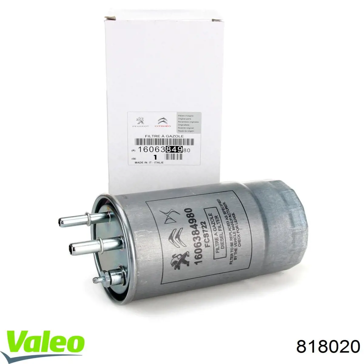 818020 VALEO радіатор кондиціонера