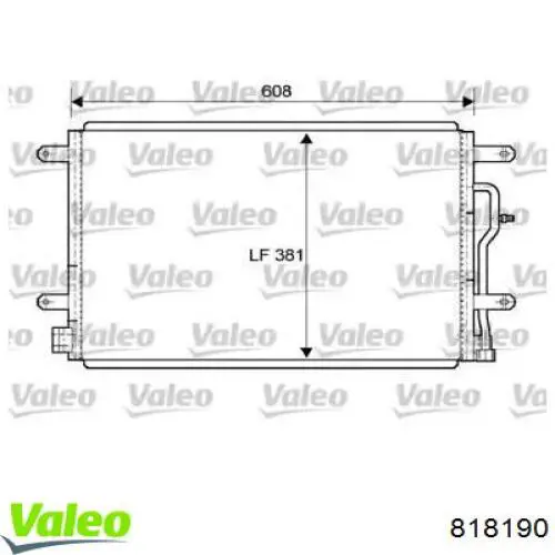 818190 VALEO Конденсатор