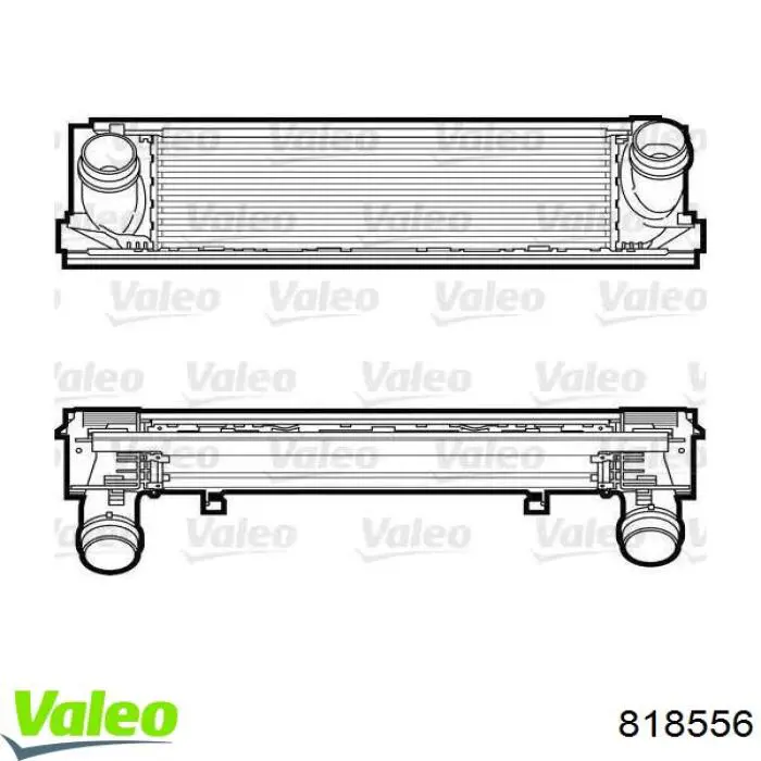 Система охолодження наддувочного повітря VALEO 818556 ціна, від 83.54 USD