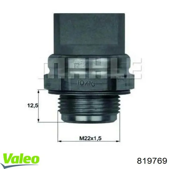 Датчик температури радіатора VALEO 819769 ціна, від 9.86 USD