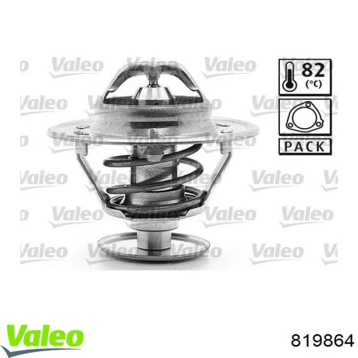 Автомобільний термостат VALEO 819864 ціна, від 7.75 USD
