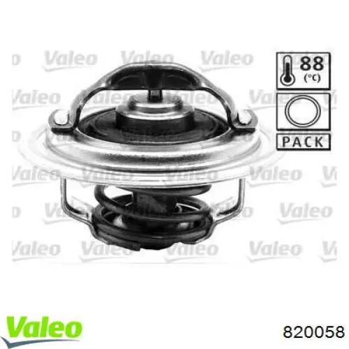 Купити 820058 VALEO Термостат в корпусі