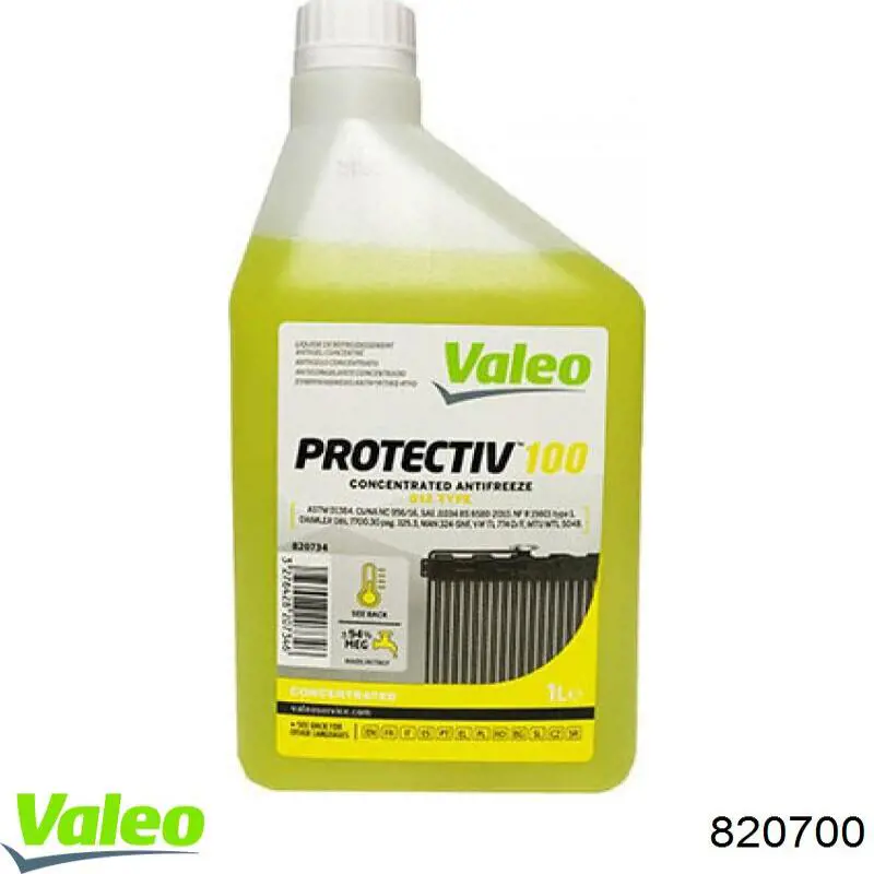 Купити 820700 VALEO Охолоджуюча рідина для двигунів