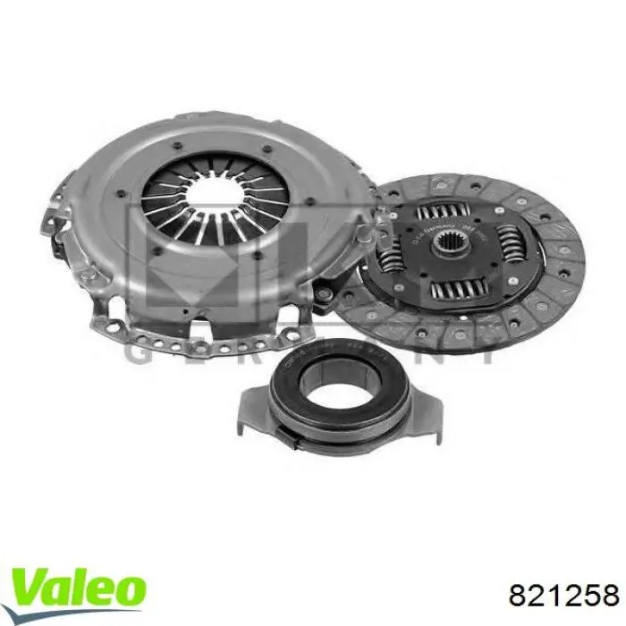 Комплект зчеплення (3 частини) VALEO 821258 ціна, від 77.52 USD
