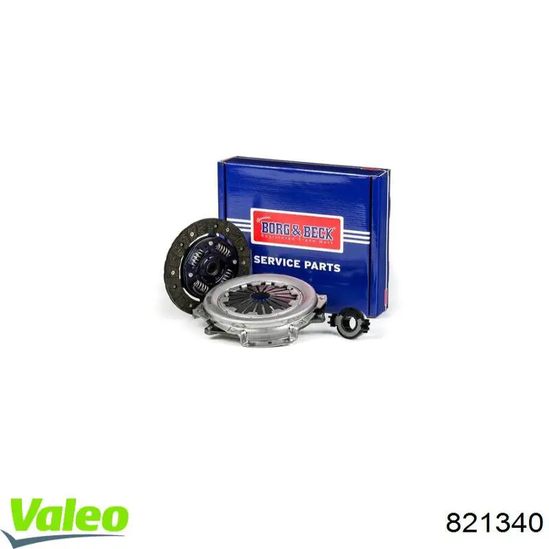 Купити 821340 VALEO Комплект зчеплення (диск, корзина, підшипник)