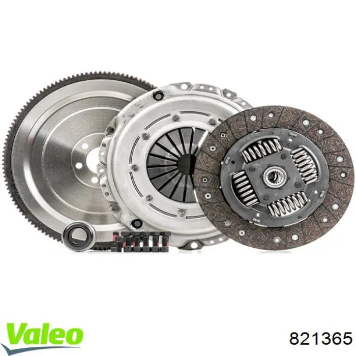 Купити 821365 VALEO Комплект зчеплення (диск, корзина, підшипник)