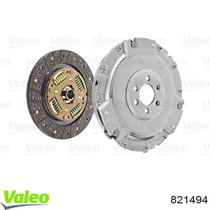 Купити 821494 VALEO Комплект зчеплення (диск, корзина, підшипник)