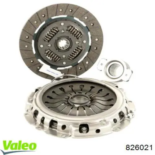 Купити 826021 VALEO Комплект зчеплення (диск, корзина, підшипник)