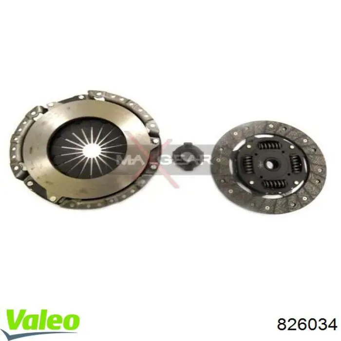 Комплект зчеплення (3 частини) VALEO 826034 ціна, від 149.15 USD