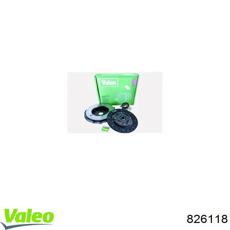 Купити 826118 VALEO Комплект зчеплення (диск, корзина, підшипник)