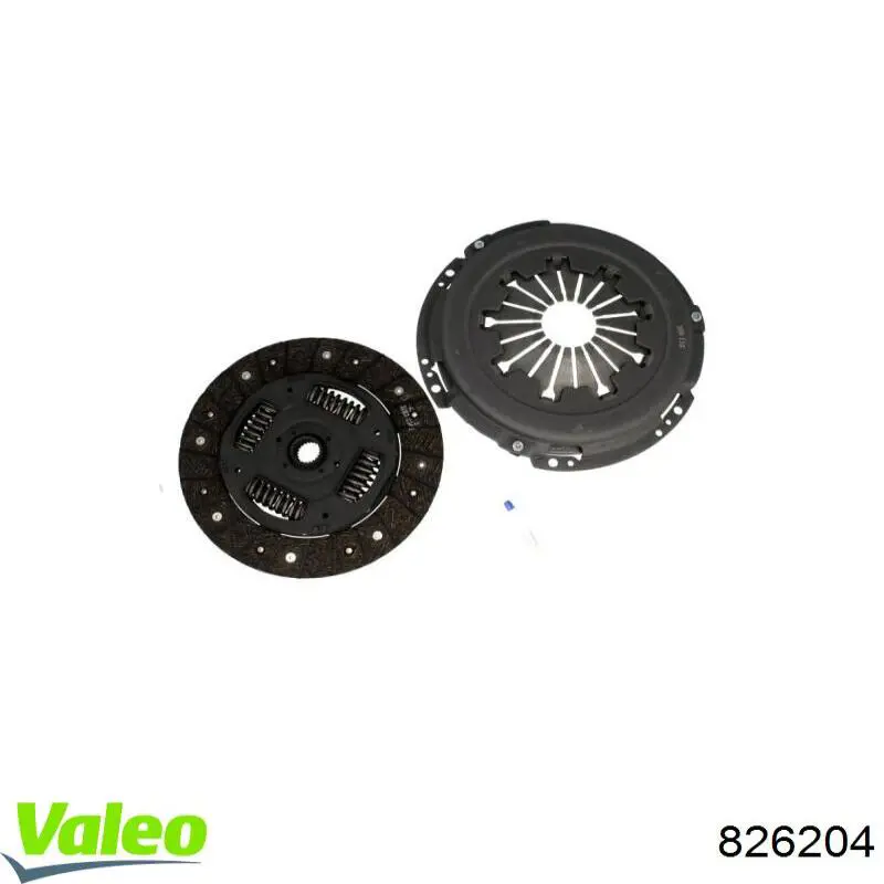 Комплект зчеплення (3 частини) VALEO 826204 ціна, від 172.46 USD