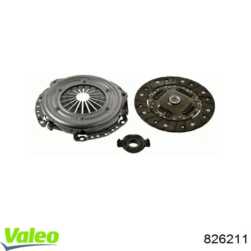 Комплект зчеплення (3 частини) VALEO 826211 ціна, від 117.87 USD