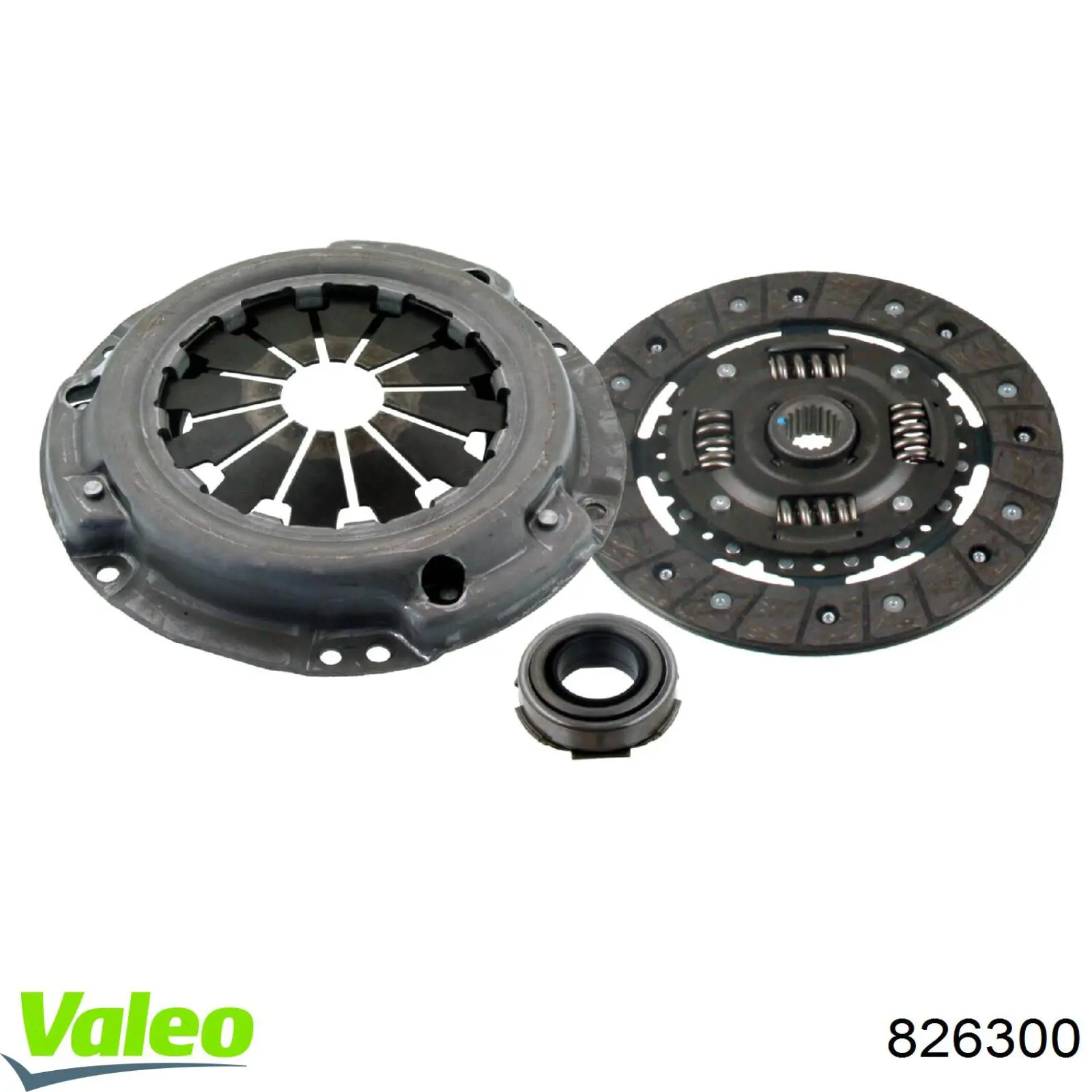 Комплект зчеплення (3 частини) VALEO 826300 ціна, від 103.24 USD