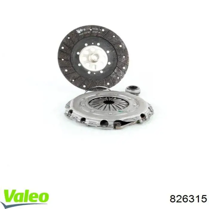 Купити 826315 VALEO Комплект зчеплення (диск, корзина, підшипник)
