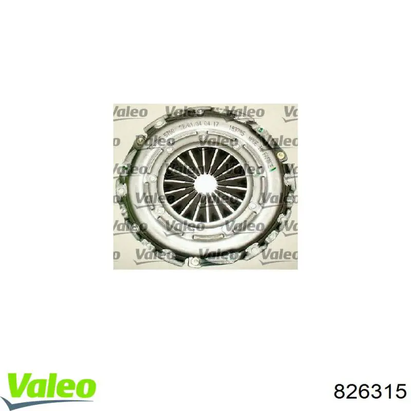 Комплект зчеплення (3 частини) VALEO 826315 ціна, від 184.21 USD