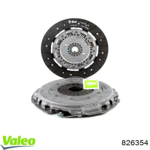 Купити 826354 VALEO Комплект зчеплення (диск, корзина, підшипник)