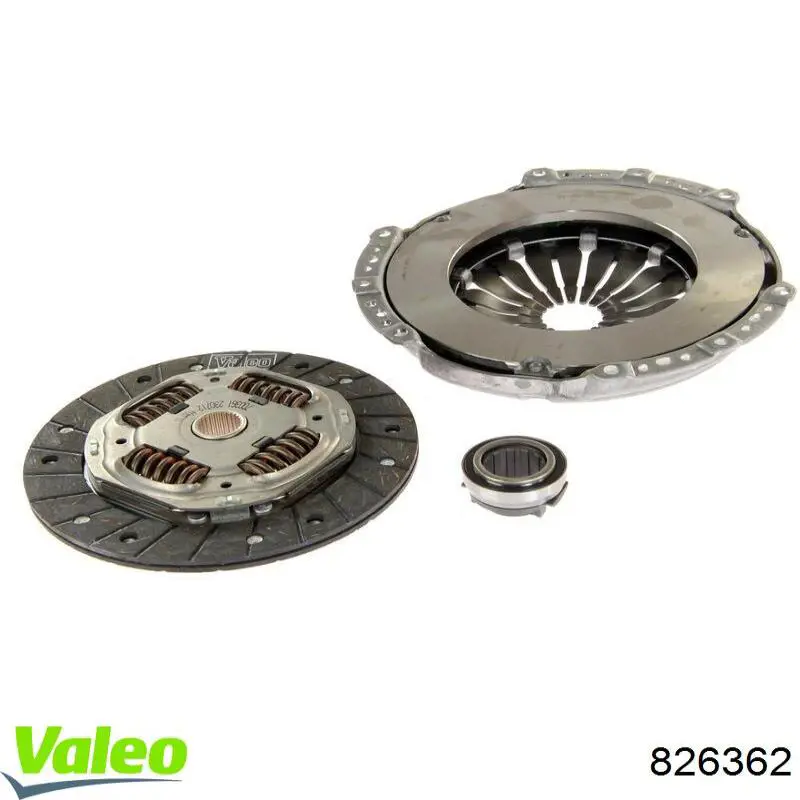 Комплект зчеплення (3 частини) VALEO 826362 ціна, від 120.45 USD