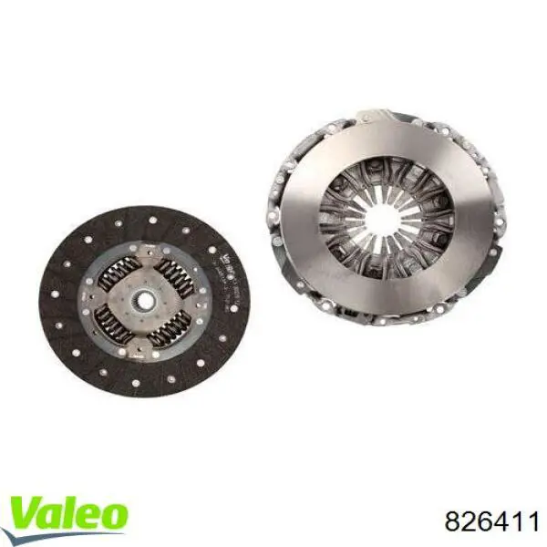 Купити 826411 VALEO Комплект зчеплення (диск, корзина, підшипник)