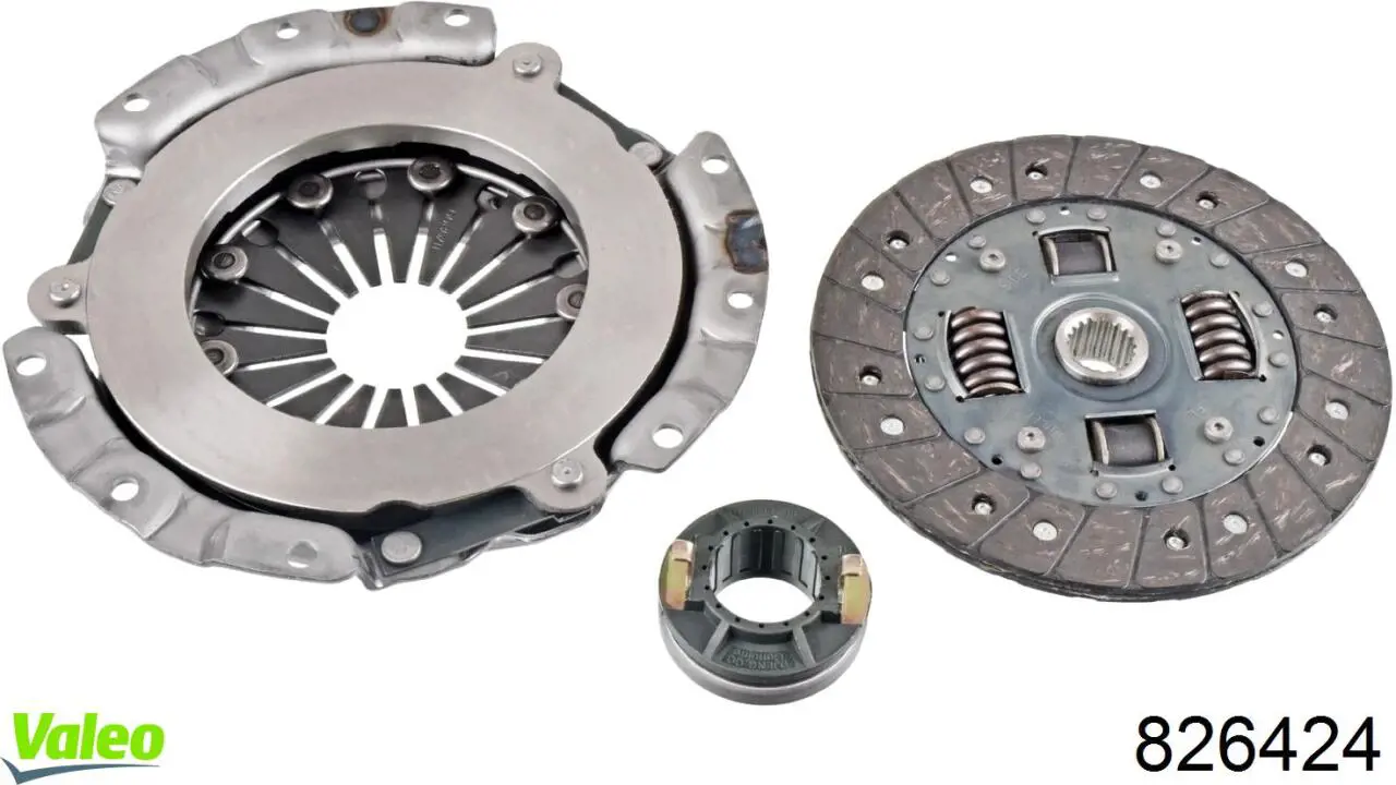 Комплект зчеплення (3 частини) VALEO 826424 ціна, від 111.03 USD