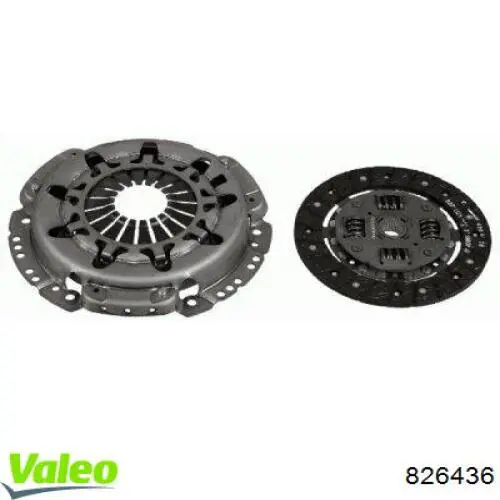 Комплект зчеплення (3 частини) VALEO 826436 ціна, від 104.41 USD