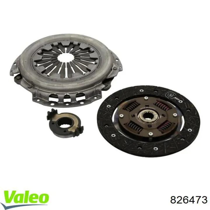 Купити 826473 VALEO Комплект зчеплення (диск, корзина, підшипник)