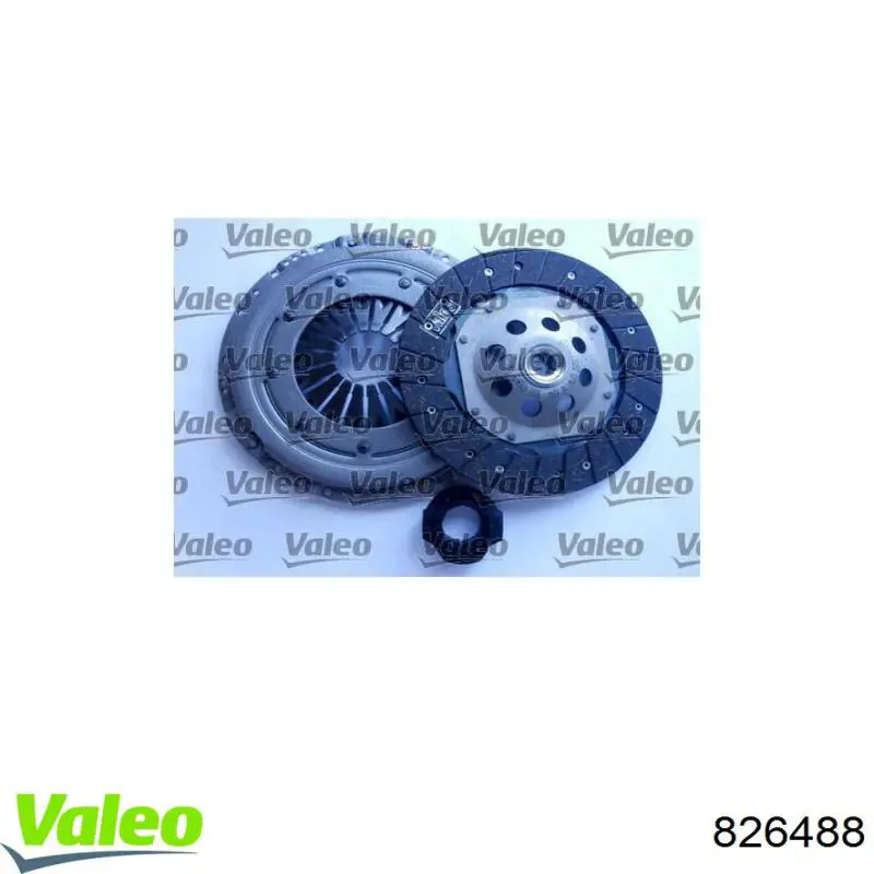 Купити 826488 VALEO Комплект зчеплення (диск, корзина, підшипник)