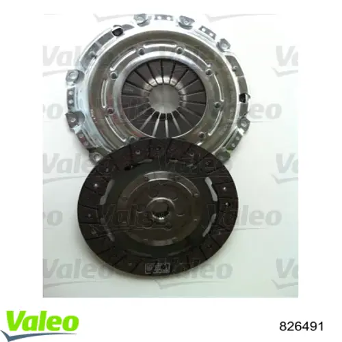 Купити 826491 VALEO Комплект зчеплення (диск, корзина, підшипник)