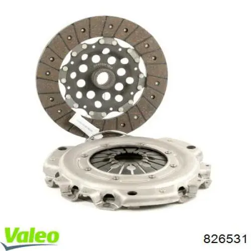 Комплект зчеплення (3 частини) VALEO 826531 ціна, від 229.55 USD